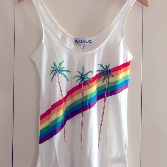 NWT Wildfox Pride Palms String Tank (Size Small) - Picture 1 of 5